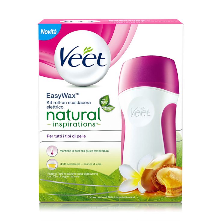 Easy Wax&trade; Kit Scaldacera Elettrico Vett