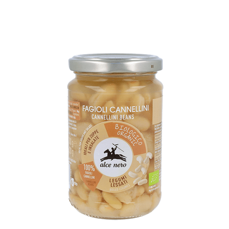 Fagioli Cannellini Lessati Biologici Alce Nero 300g