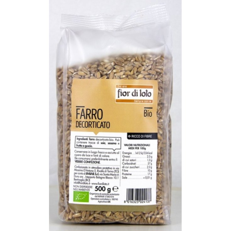 Farro Decorticato Bio Fior Di Loto 500g