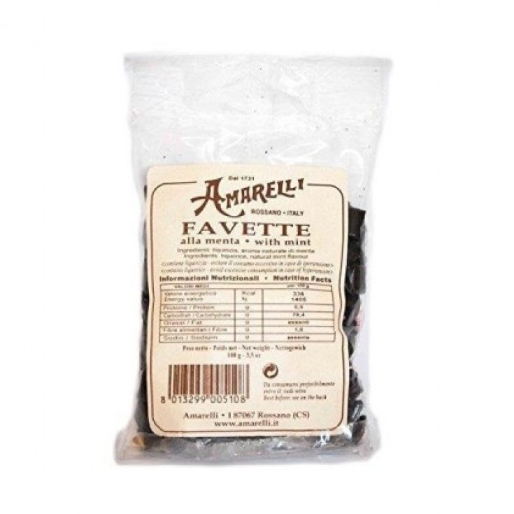 Favette Liquirizia Alla Menta In Busta Amarelli 100g