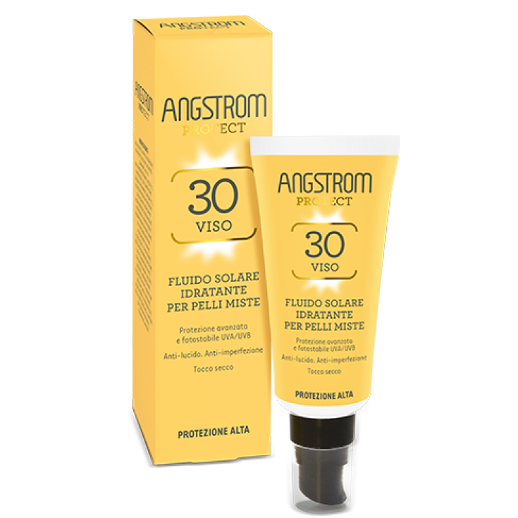 Angstrom Protect Fluido Solare Idratante Viso SPF 30 40ml