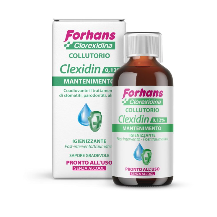 Forhans Clexidin Clorexidina 0,12% Collutorio 200ml Forhans Clexidin Clorexidina 0,12% Collutorio 200ml