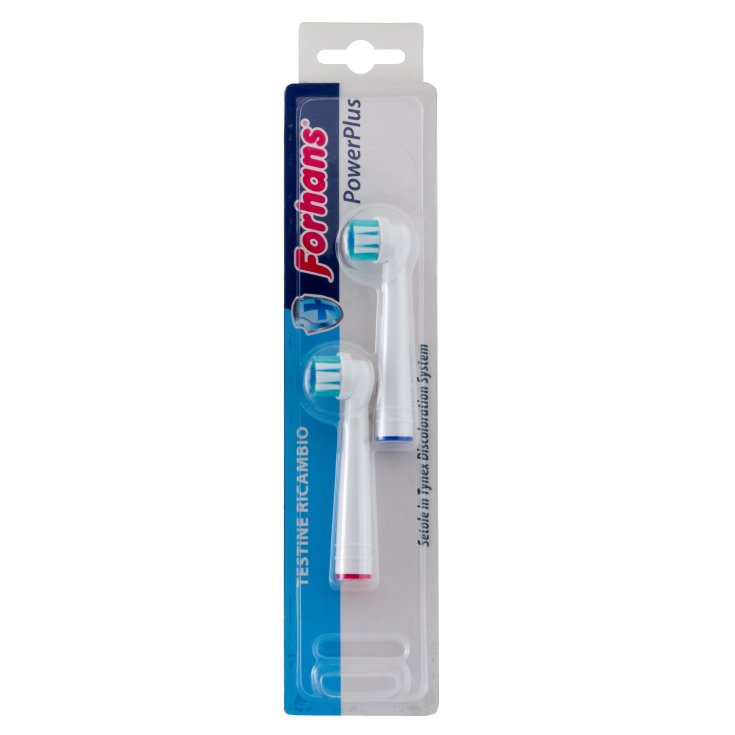 Forhans Power Plus Testina 2 Pezzi