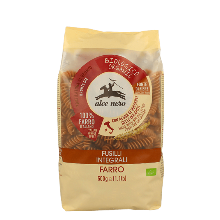 Fusilli Integrali Di Farro Biologici Alce Nero 500g