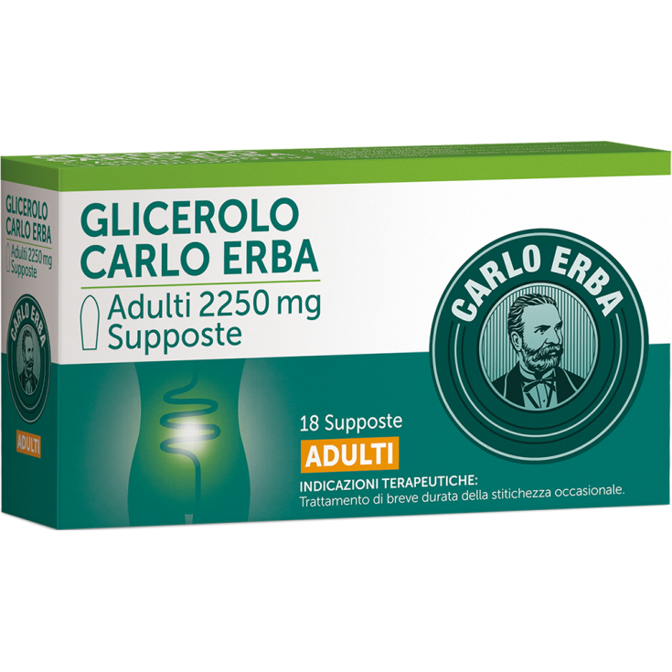 Glicerolo 18 Supposte Stitichezza Occasionale Adulti