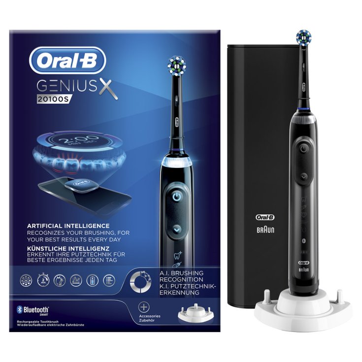 Oral-B&reg; Genius X 20100S Spazzolino Elettrico Nero