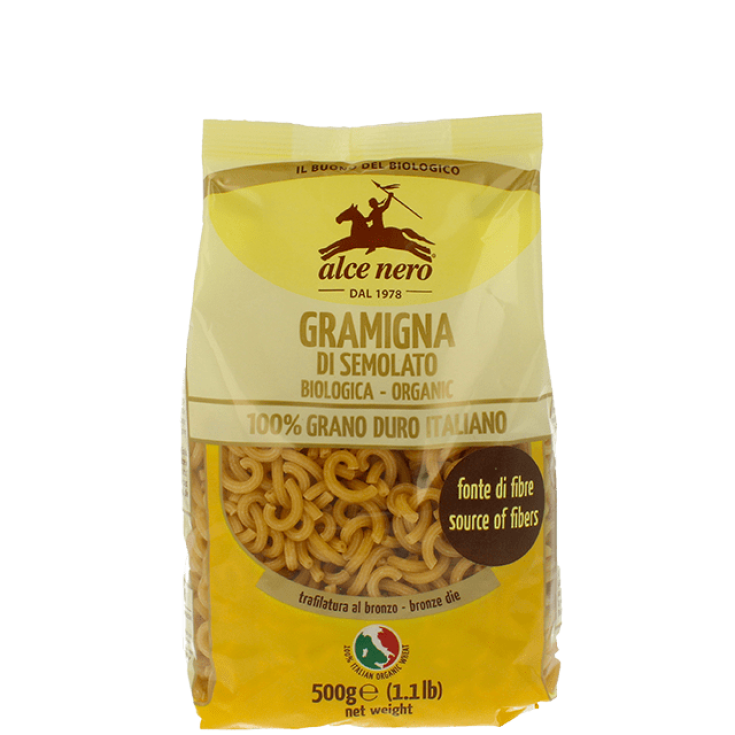 Gramigna Di Semolato Di Grano Duro Biologica Alce Nero 500g