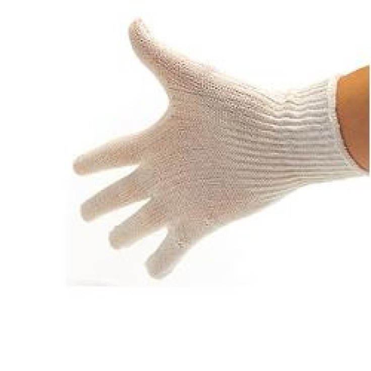 Guanti In Cotone Bianco Misura 7,5 Sterilfarma&reg;