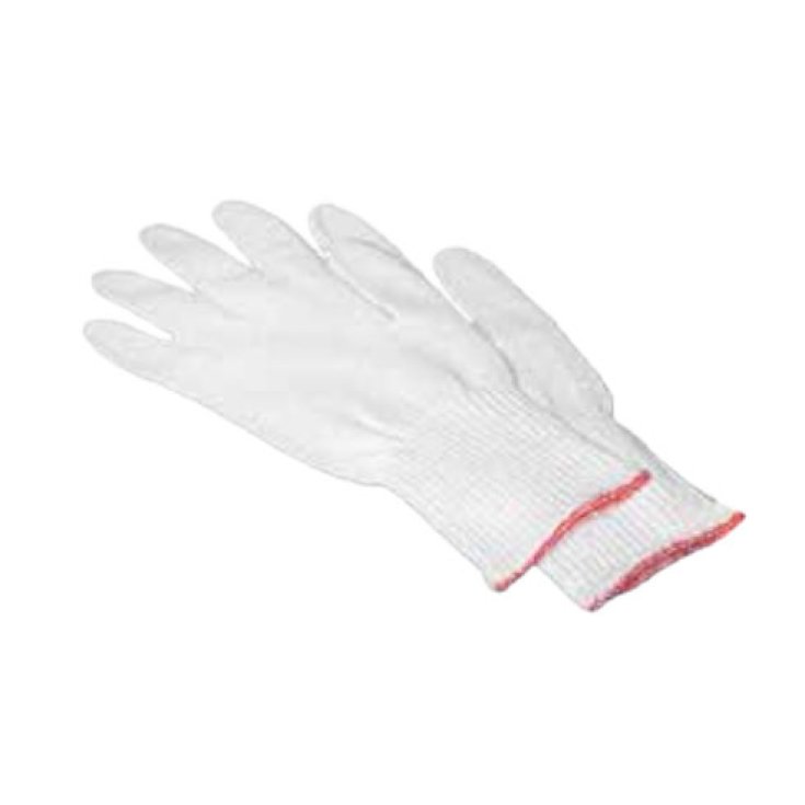 Guanti In Puro Cotone Farmac-Zabban Bianco Taglia 7