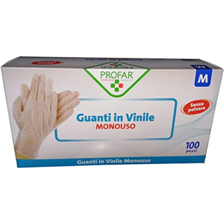 Guanto Vinile M Profar&reg; 100 Pezzi