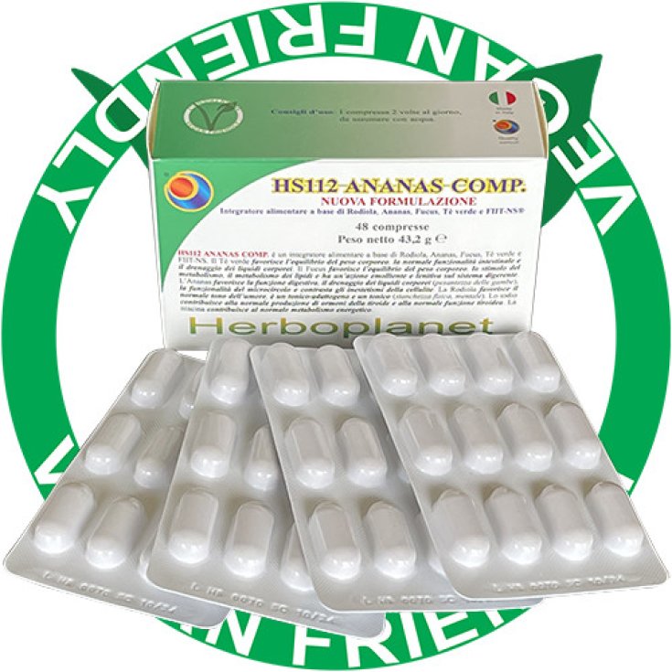HS112 ANANAS COMP. Herboplanet&reg; 48 Compresse