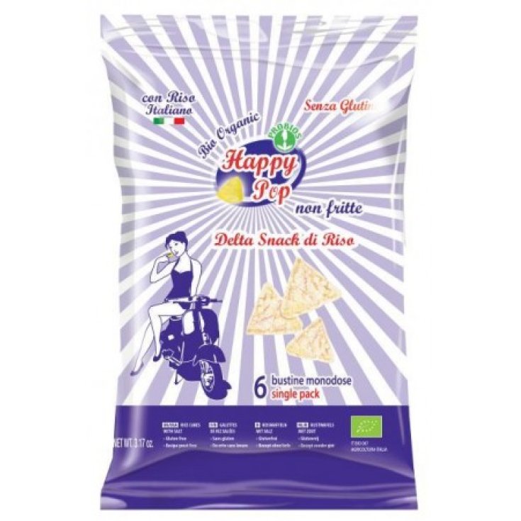 Happy Pop Delta Snack Di Riso Probios 90g