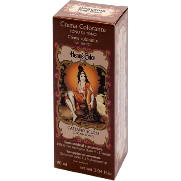 Henn&eacute; Color - Crema Colorante Castano Scuro Sitarama&reg; 90ml