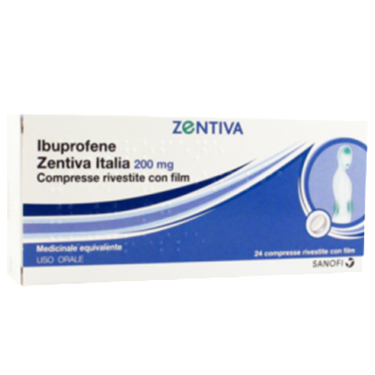 Ibuprofene Zentiva Italia 200mg 24 Compresse Ibuprofene Zentiva Italia 200mg 24 Compresse