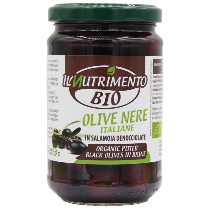 Il Nutrimento Olive Nere Denocciolate In Salamoia Probios 280g
