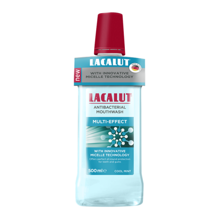 LACALUT Collutorio Antibatterico Micellare Multi-Effect 500ml