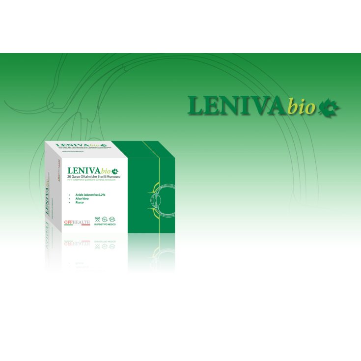 LENIVA Bio Garze Oftalmiche Sterili Monouso OFFHEALTH 20 Pezzi
