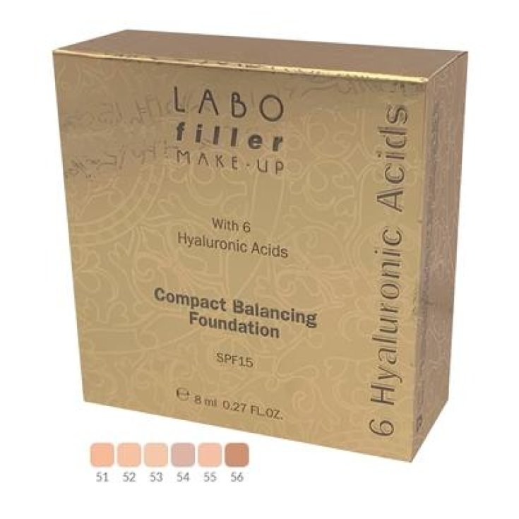 Labo Filler Make-Up Fondotinta Compatto Riequilibrante Spf15 56 Labo 8ml