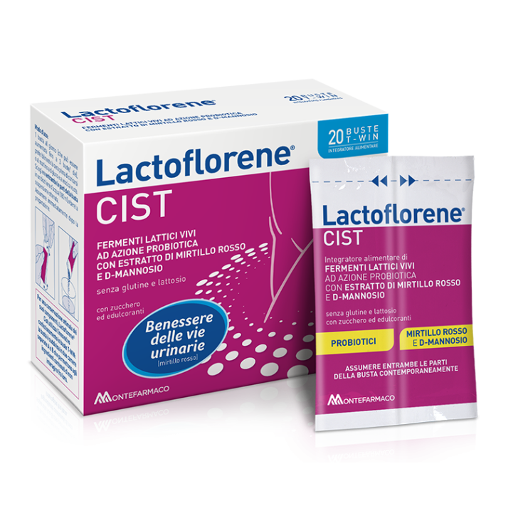 Lactoflorene&reg; CIST MONTEFARMACO 20 Buste Duocam