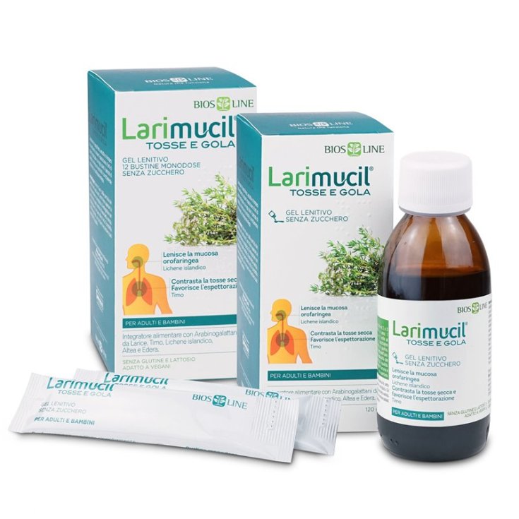 Larimucil&reg; Tosse Gola Bios Line 12 Bustine