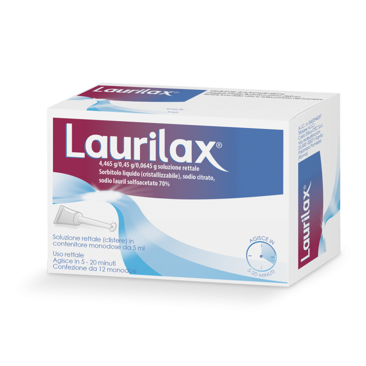 Laurilax&reg; Soluzione Rettale 12 Microclismi Da 5ml