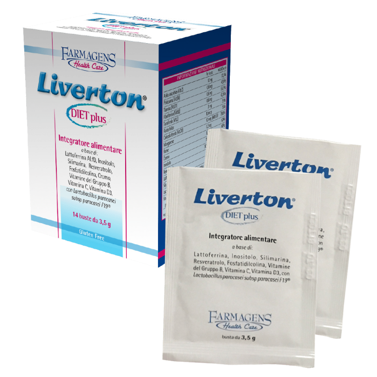 Liverton&reg; Diet Plus Farmagens 14 Buste