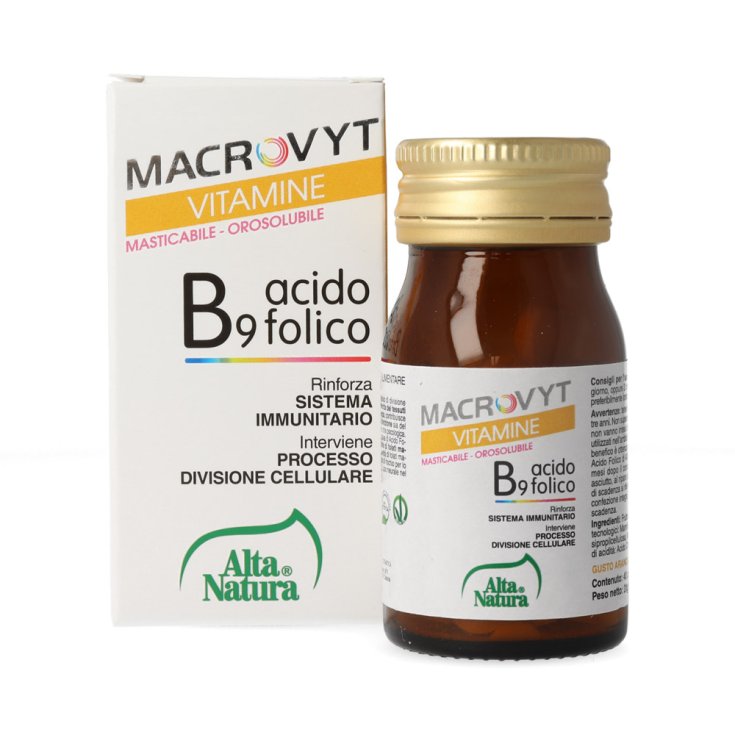 MACROVYT&reg; B9 Acido Folico Alta Natura&reg; 40 Compresse