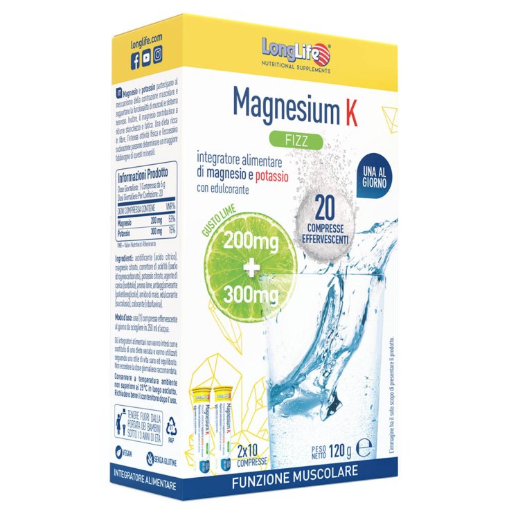 Magnesium K Fizz LongLife&reg; 20 Compresse