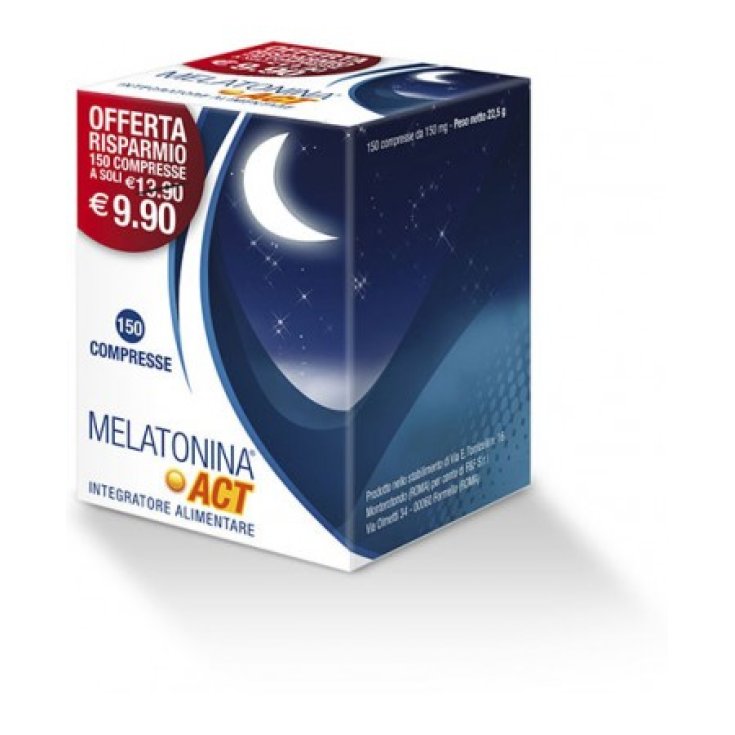 Melatonina Act F&F 150 Compresse