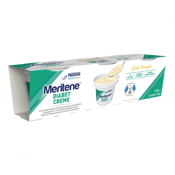 Meritene&reg; Diabet Creme Nestl&egrave; Health Science 3x125g Vaniglia