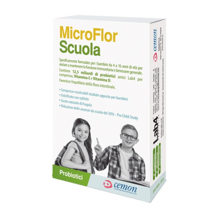 Microflor Scuola Cemon 30 Compresse Masticabili