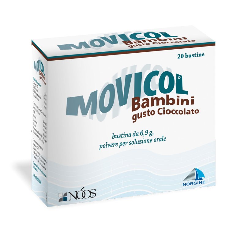 Movicol Bambini Gusto Cioccolato Nòos 20 Bustine Movicol Bambini Gusto Cioccolato Nòos 20 Bustine