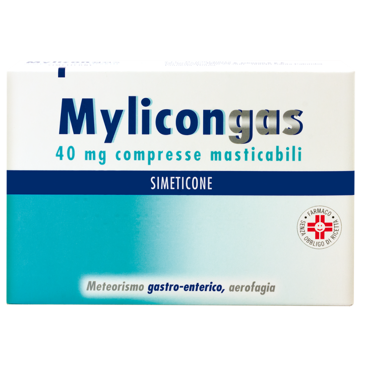 Mylicongas Aerofagia 50 Compresse per Flatulenza Meteorismo Gonfiore addominale