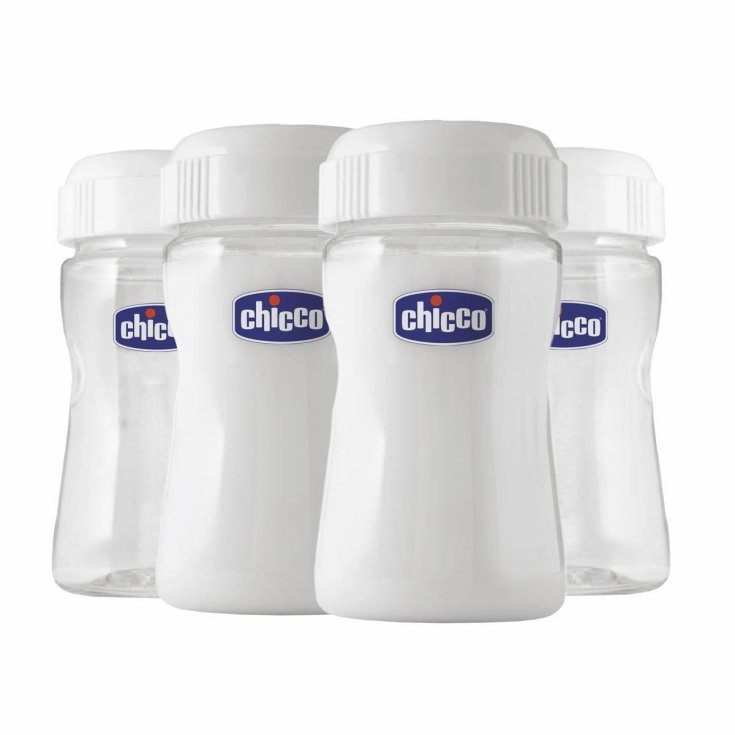 Natural Feeling Contenitori Per Latte Chicco&reg; 4 Pezzi
