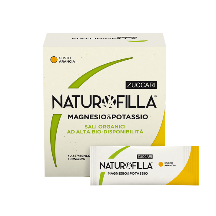 Naturofilla&reg; Magnesio&Potassio Gustoi Arancia Zuccari 14 Stick