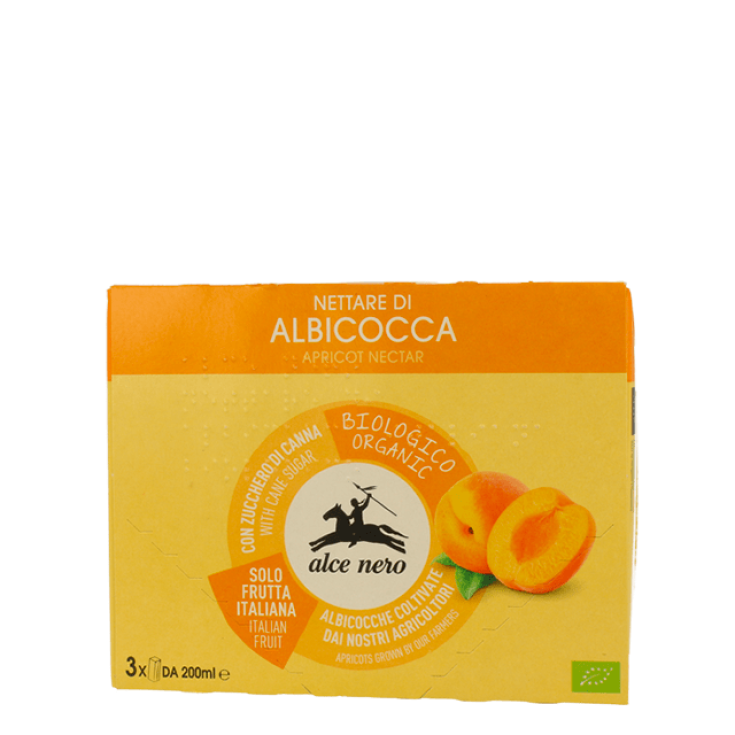 Nettare Di Albicocca Biologico Alce Nero 3x200ml
