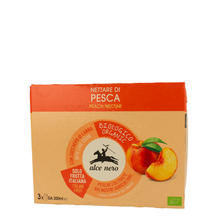 Nettare Di Pesca Biologico Alce Nero 3x200ml