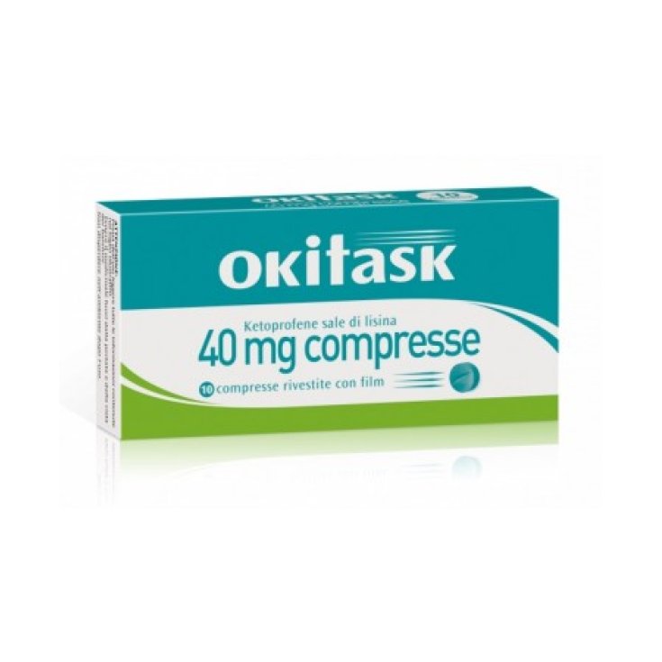 Okitask 40 mg Dompé 10 Compresse Rivestite Okitask 40 mg Dompé 10 Compresse Rivestite