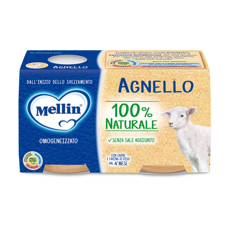 Omogeneizzati Di Carne Agnello Mellin 2x120g