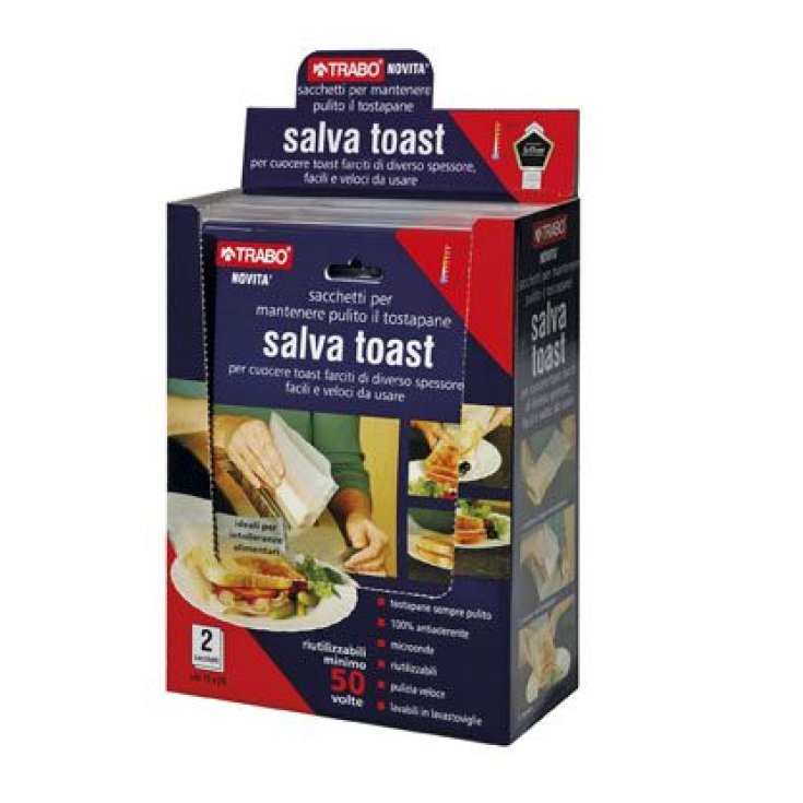 Trabo Salva Toast Sacchetti Ideali Per intolleranze Alimentari 2 Sacchetti