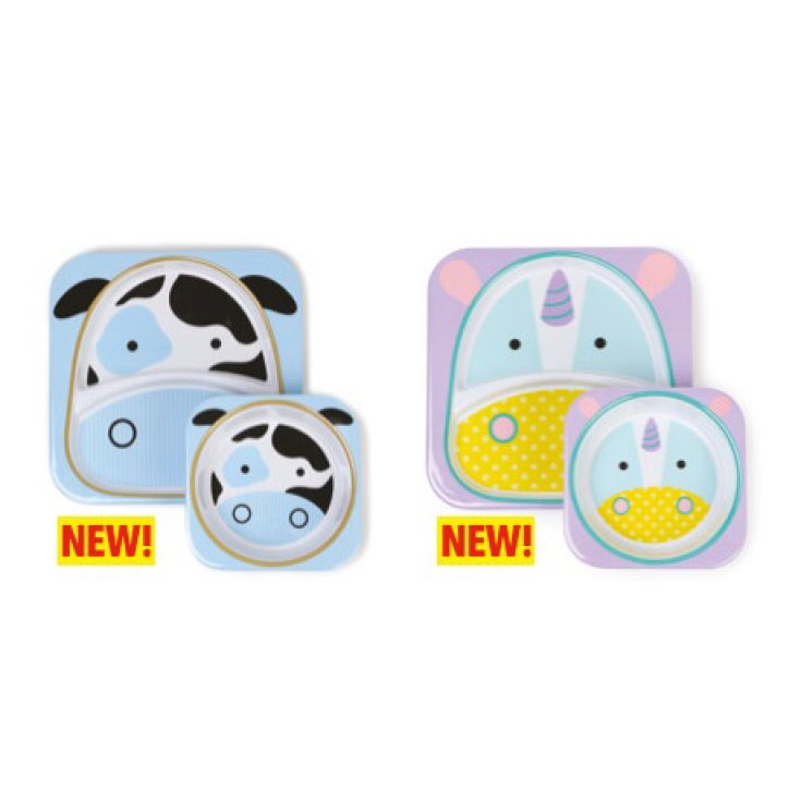 Picci Zoo World Piatto Diviso Con Mucca