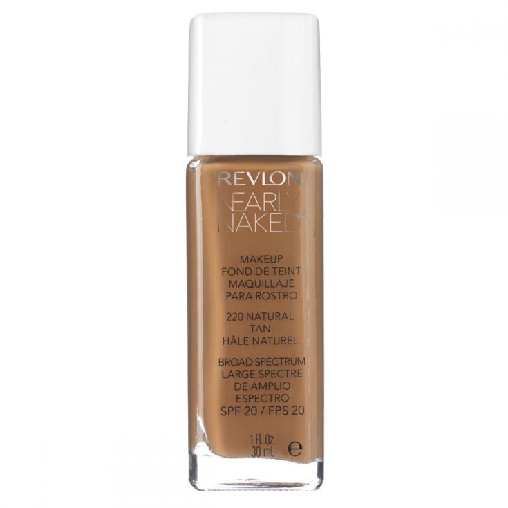 Revlon Nearly Naked MakeUp Nude Fondotinta Fluido 220 Natural Tan