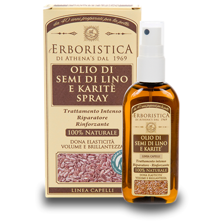 Athena's L'Erboristica Olio di Semi di Lino e Karite' Spray 100 ml