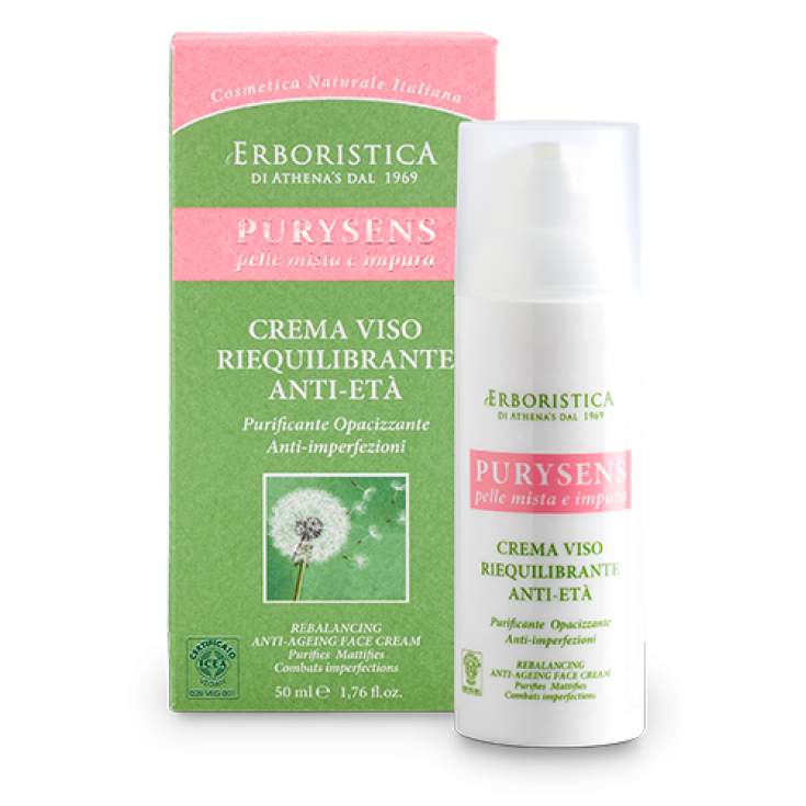 Athena's Purysens Crema Viso Riequilibrante Anti Age 50ml