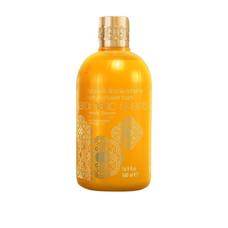 Aromatic Scents Bagno & Doccia Schiuma Indian Ginger Con Olio D'Argan 500ml