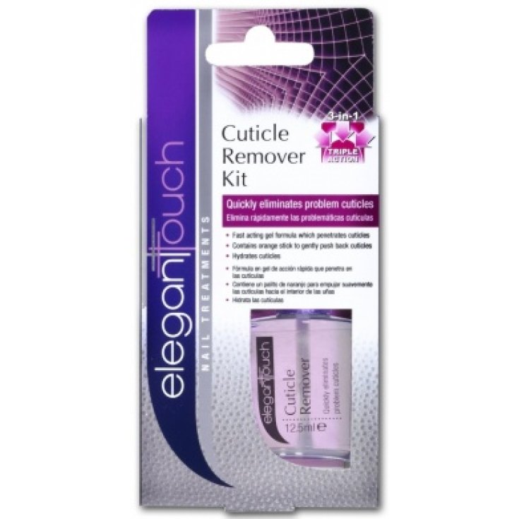 Uragme Elegant Touch Cuticle Remover Kit Rimuovi Cuticole 12,5ml