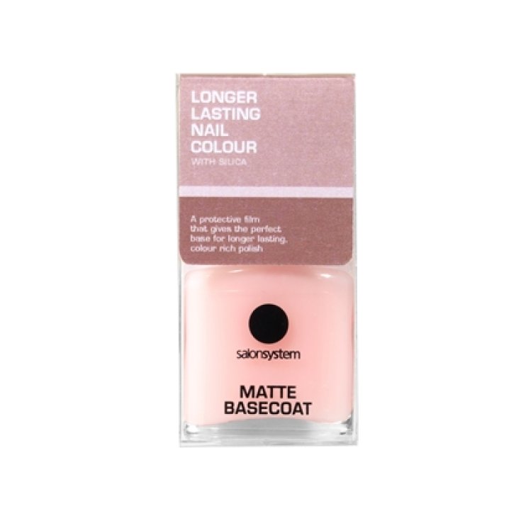 Salon System Matte Base Coat Longer Lasting Nail Color 15ml