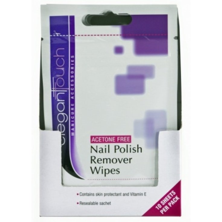 Uragme Elegant Touch Nal Polish Remover Wipes Salviettine Levasmalto 20 Salviette