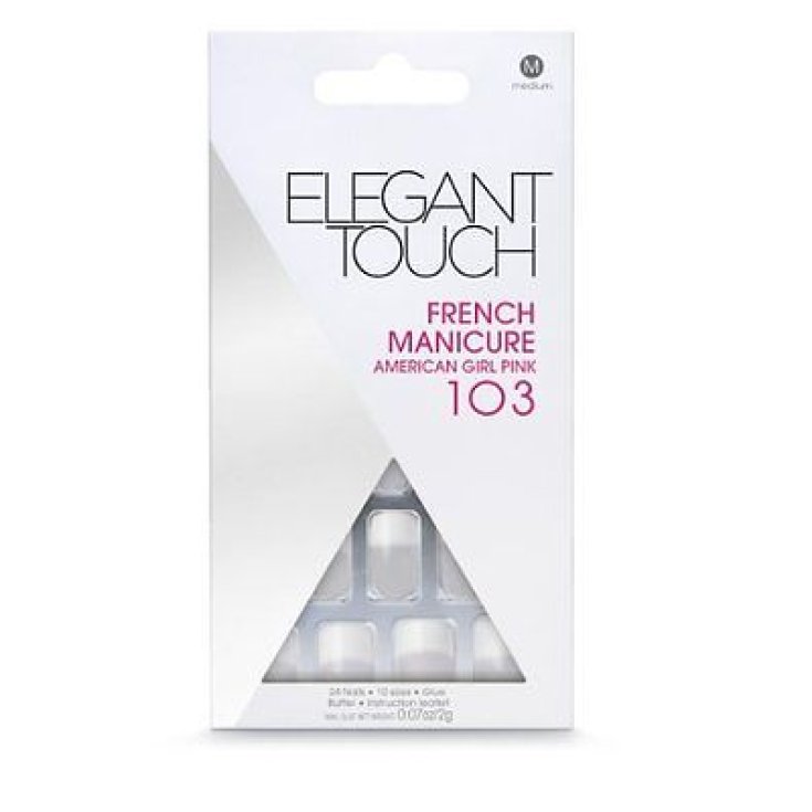 Uragme Elegant Touch American Girl Pink 103 Unghie Medie