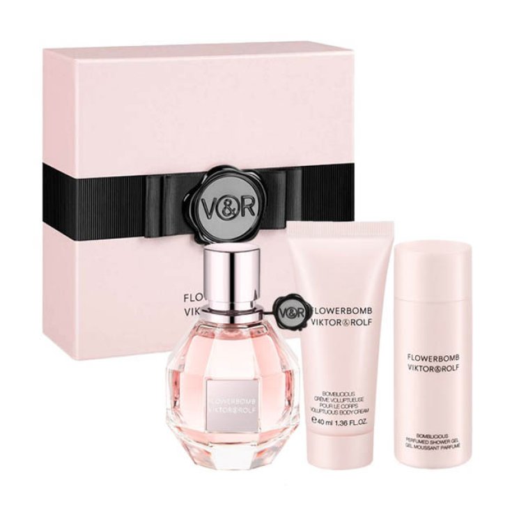 Viktor&Rolf Kit Flowerbomb Eau De Parfum 50ml+Shower Gel 50ml+Crema Corpo 40ml
